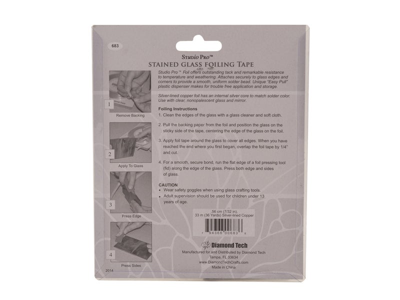 Studio Pro 7/32-Inch Silver Lined Copper Foil Tape - Image 2